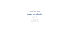 Desktop Screenshot of praxis-jahnufer.de